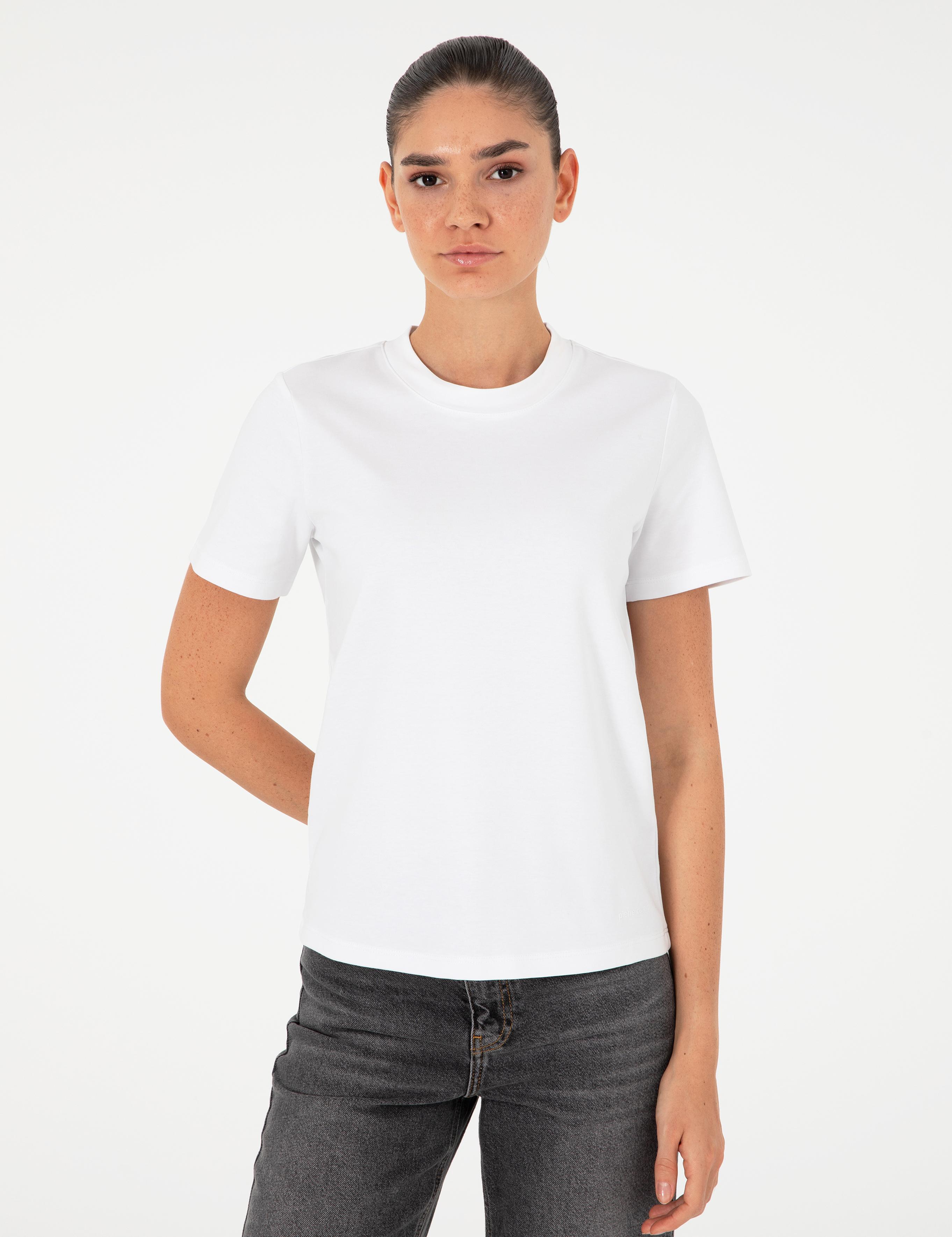 Beyaz NEWSLIM Tişört