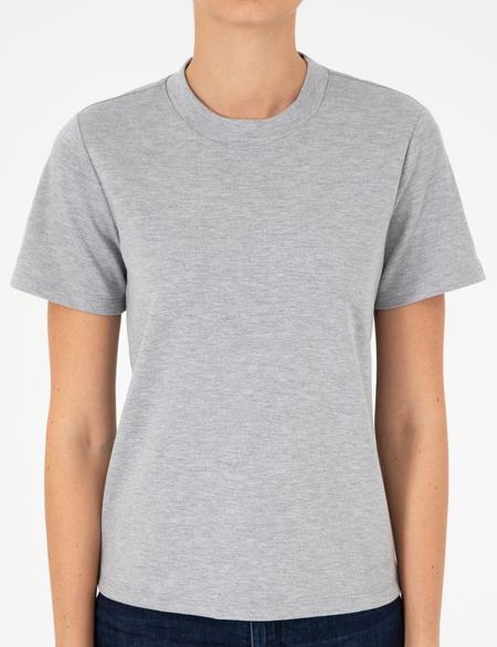 Gri Melanj Basic Tişört - 50303243028