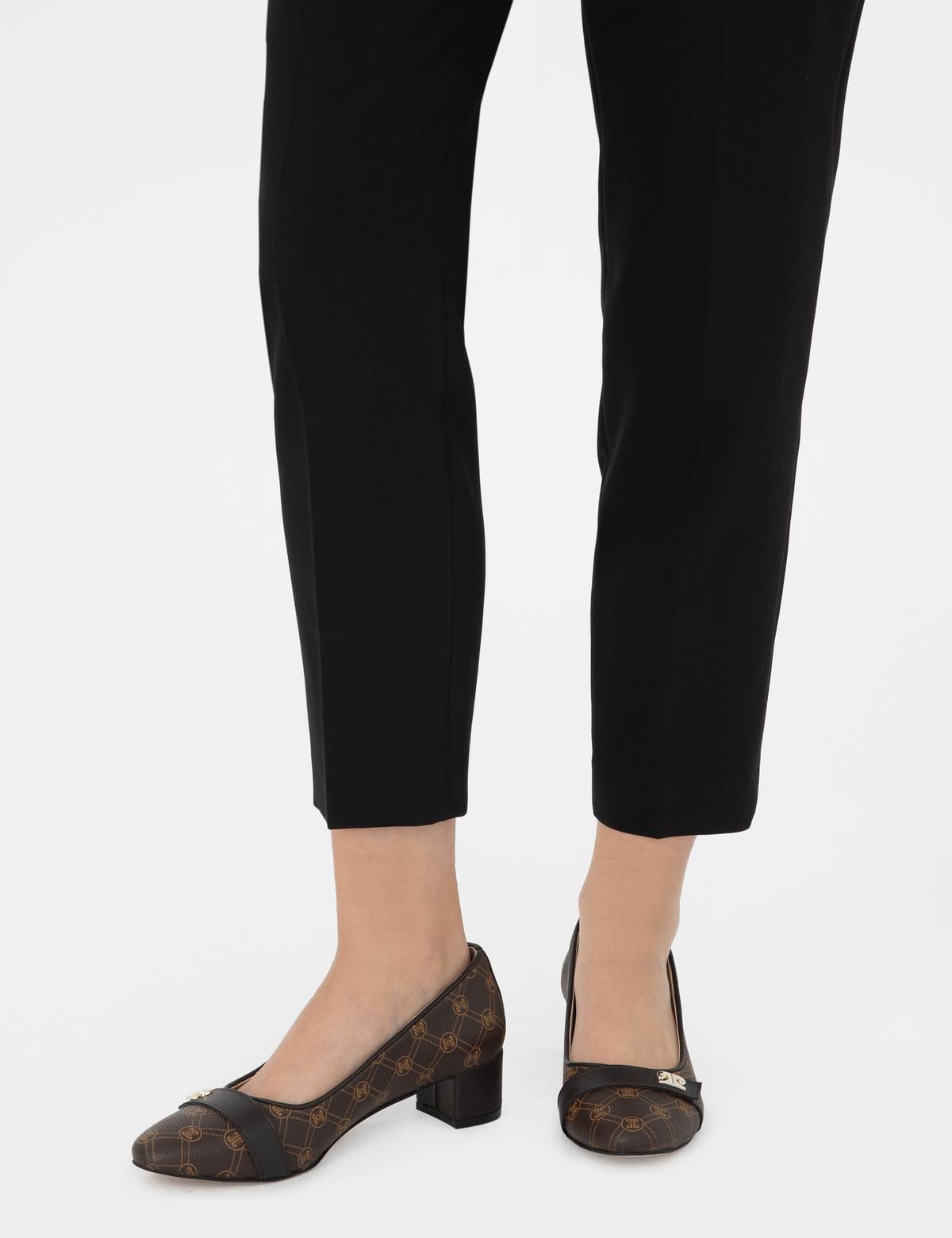 Kahverengi Topuklu Ayakkabı - 50295543003