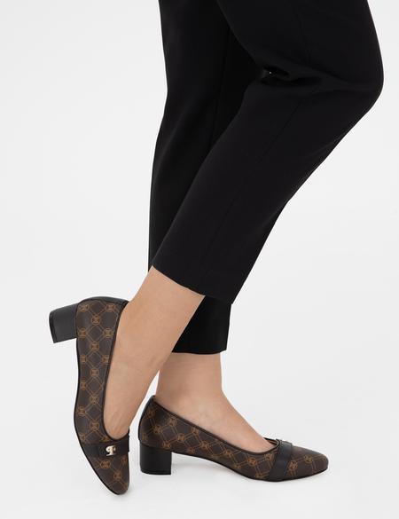 Kahverengi Topuklu Ayakkabı - 50295543003