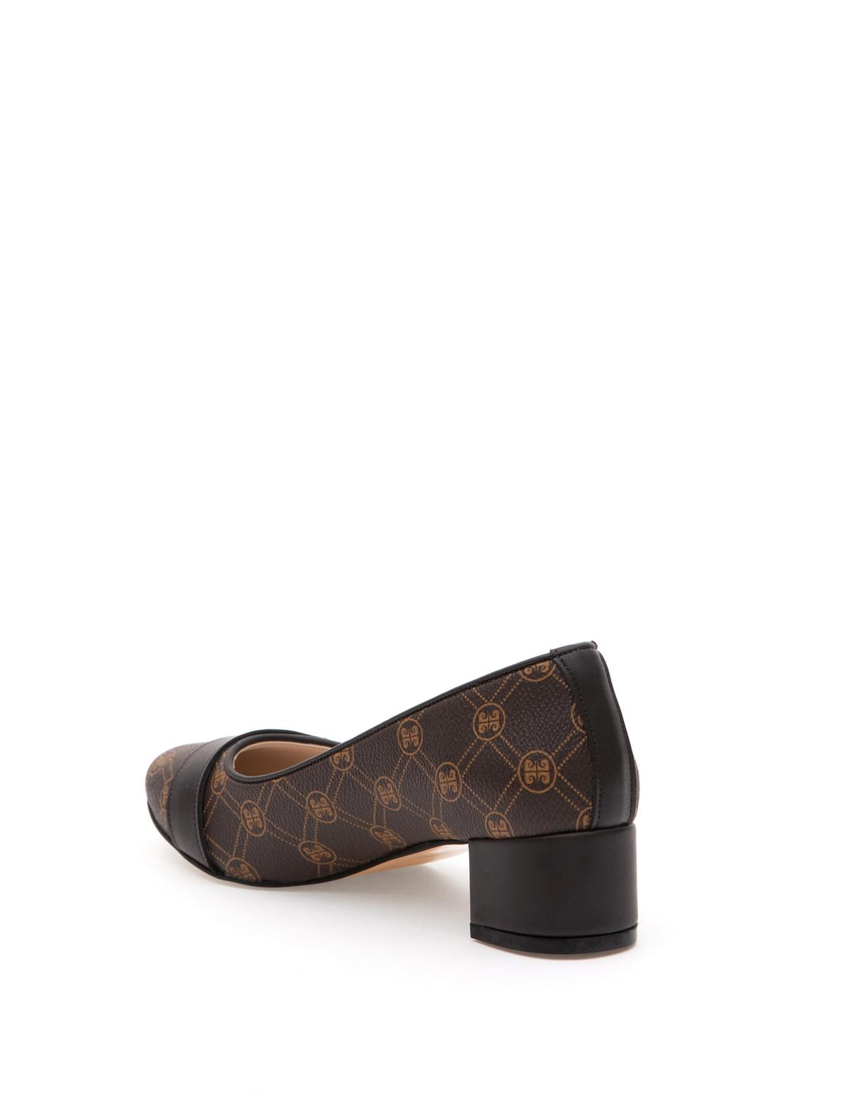 Kahverengi Topuklu Ayakkabı - 50295543003