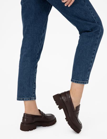 Kahverengi Deri Casual Ayakkabı - 50300060009