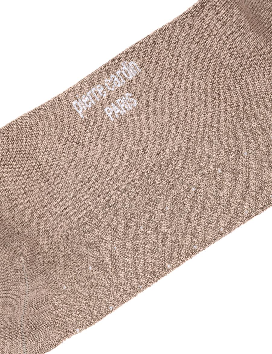 Erkek Bambu Karışımlı Kahverengi Soket Desenli Çorap