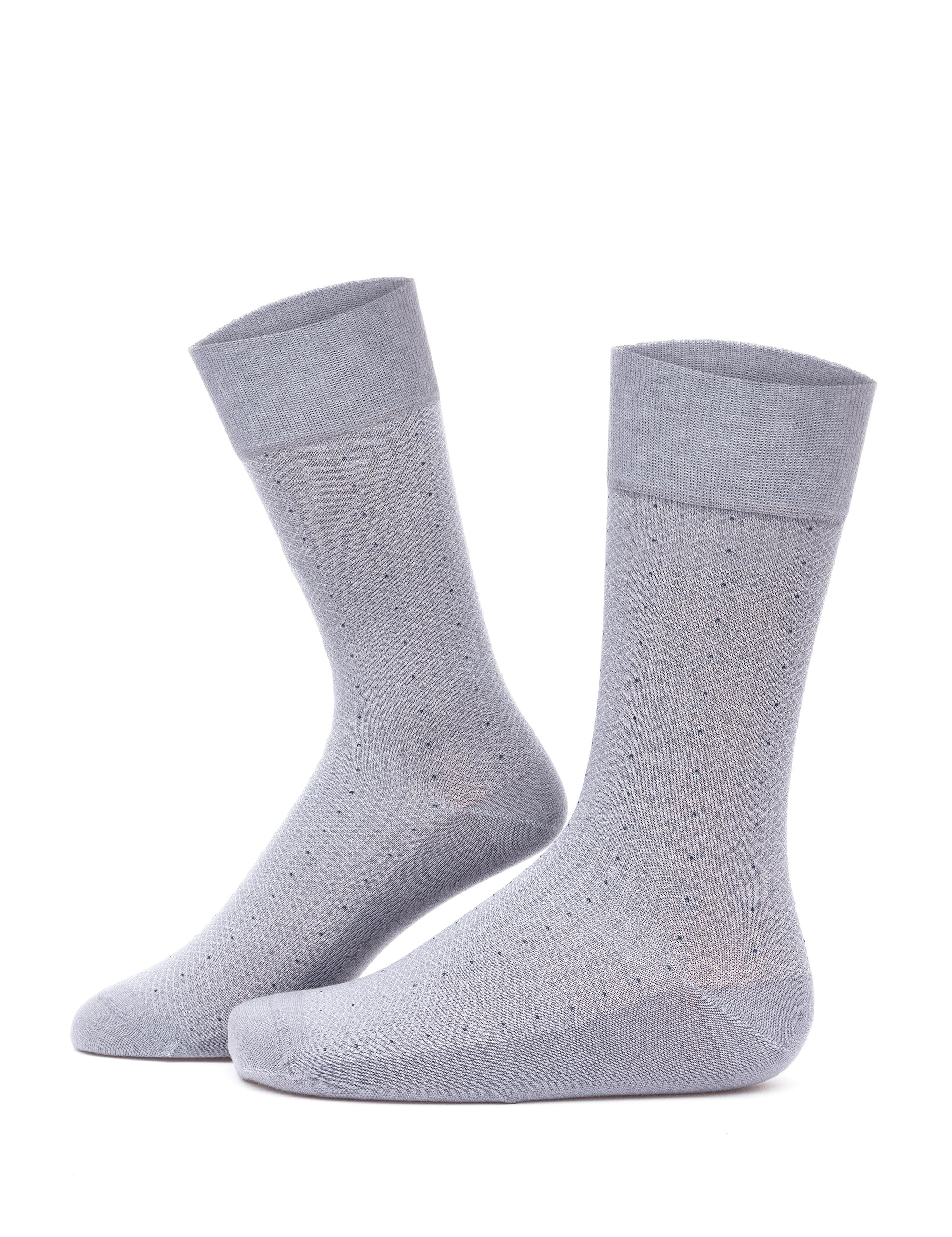 Erkek Gri Soket Çorap