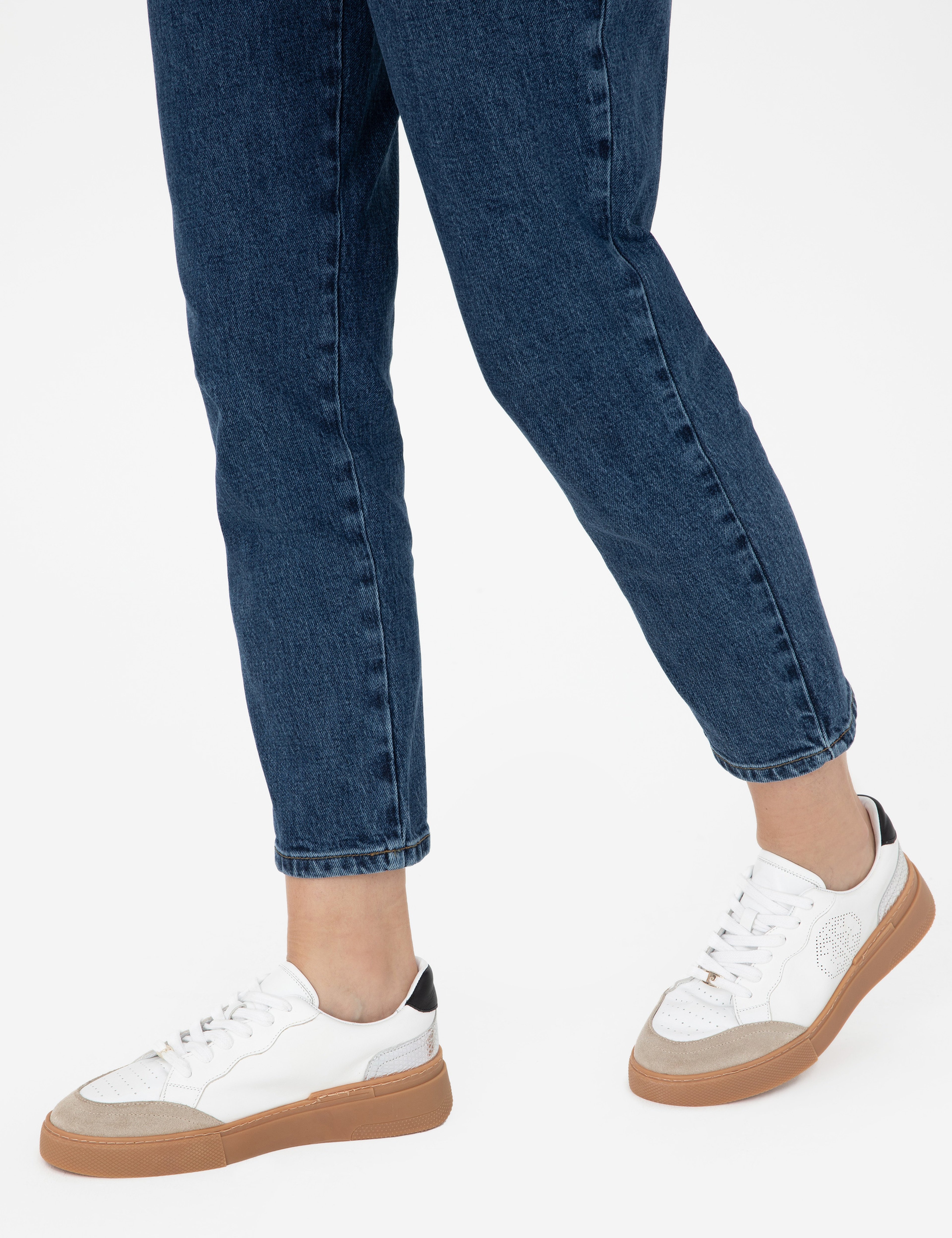 Beyaz Deri Sneaker - Image 6