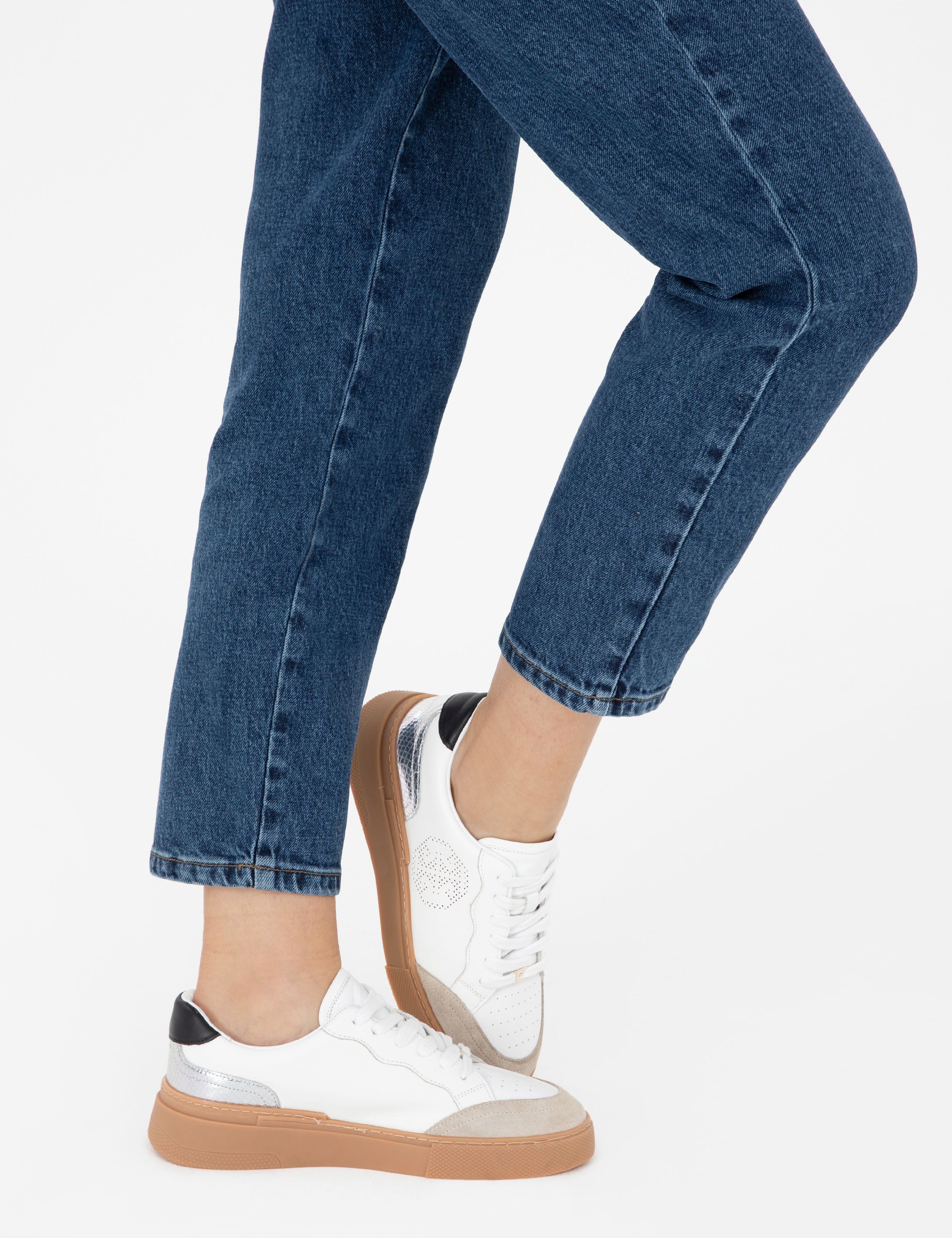 Beyaz Deri Sneaker - Image 7
