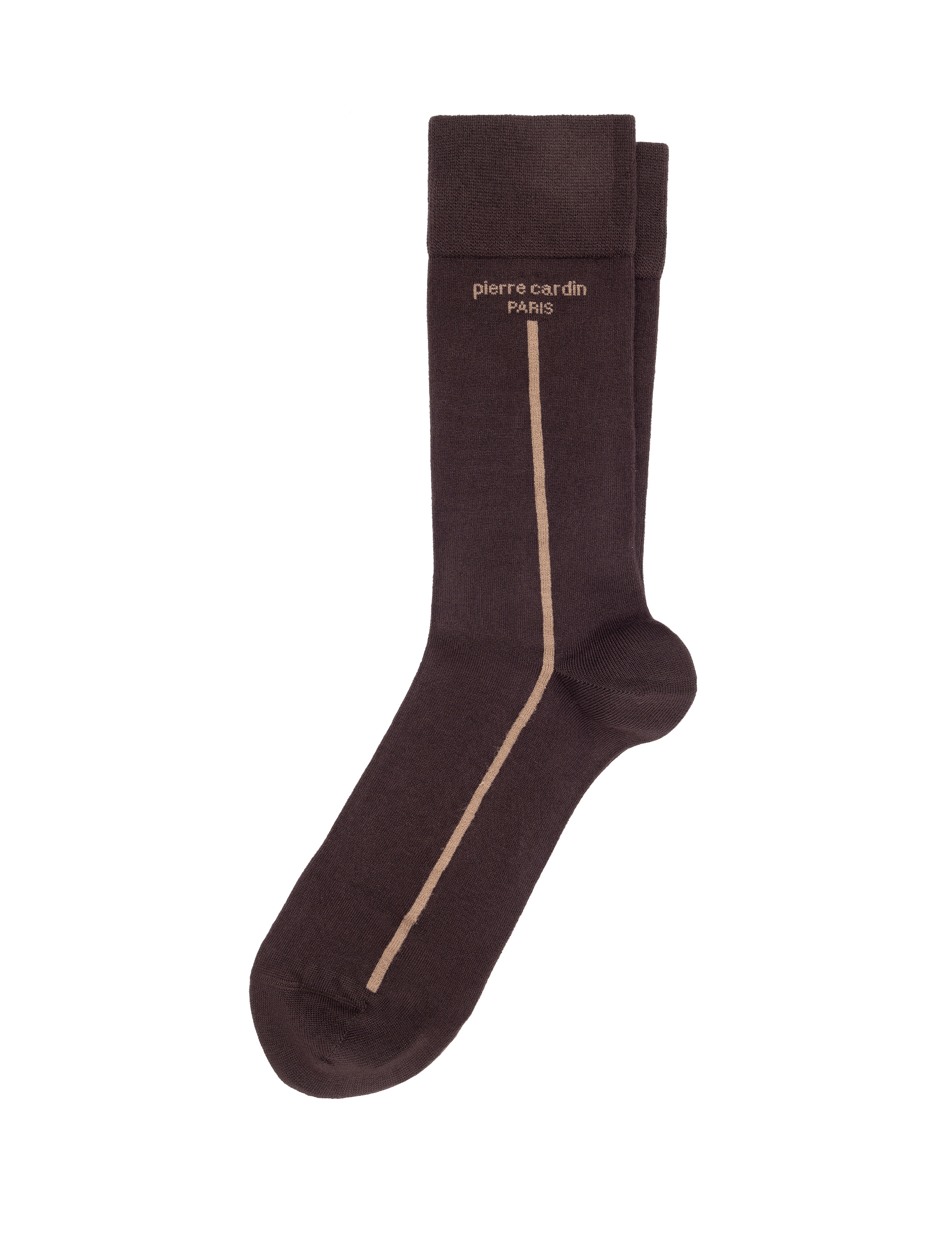 Erkek Bambu Karışımlı Kahverengi Soket Desenli Çorap