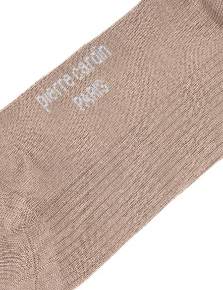 Erkek Bambu Karışımlı Vizon Soket Desenli Çorap - 50299889007