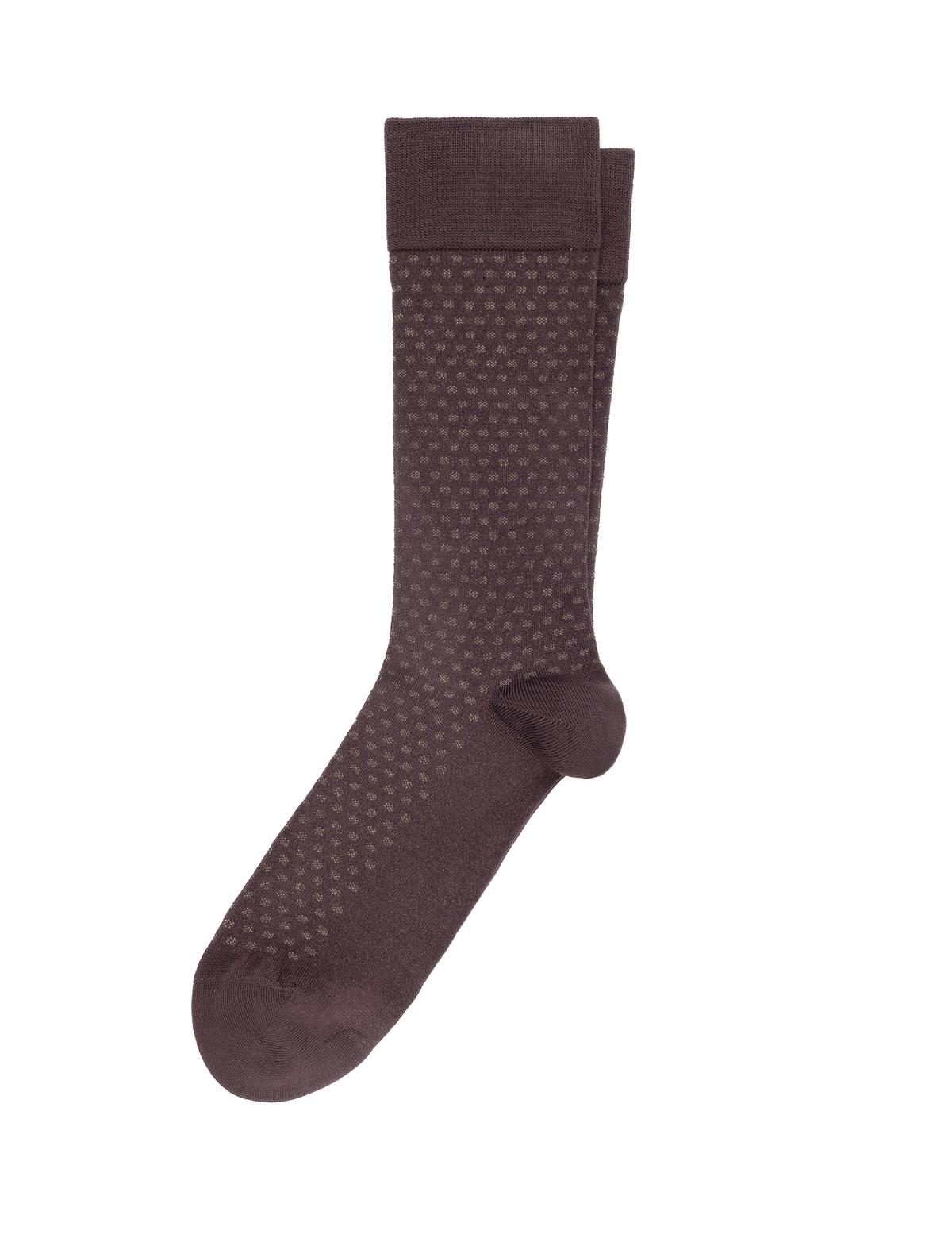 Erkek Kahverengi Soket Çorap - 50299899003