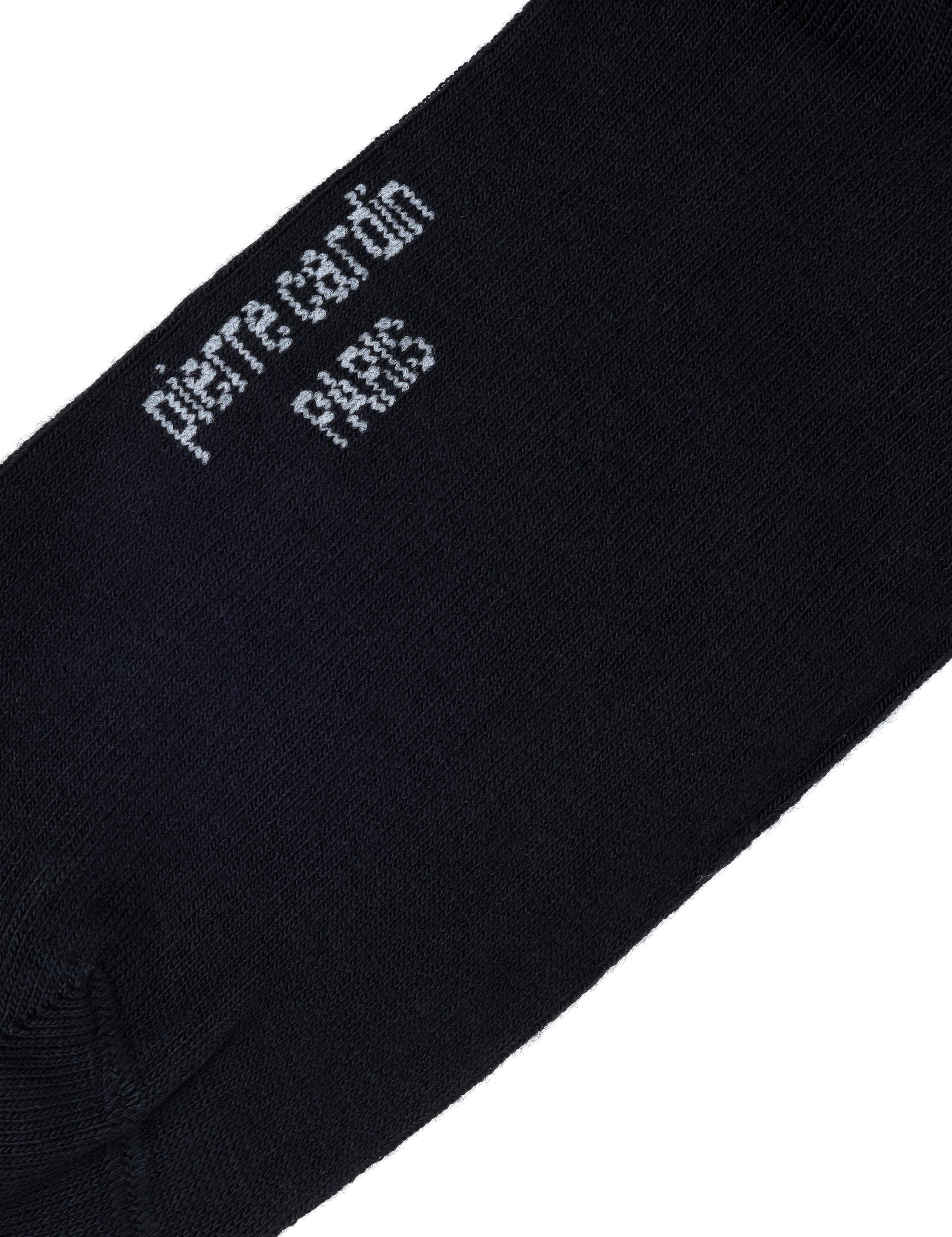 Erkek Bambu Karışımlı Siyah Soket Desenli Çorap