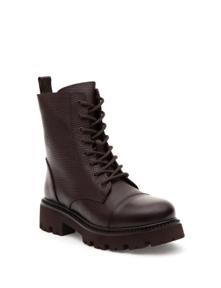 Kahverengi Bağcıklı Deri Bot - 50300069009