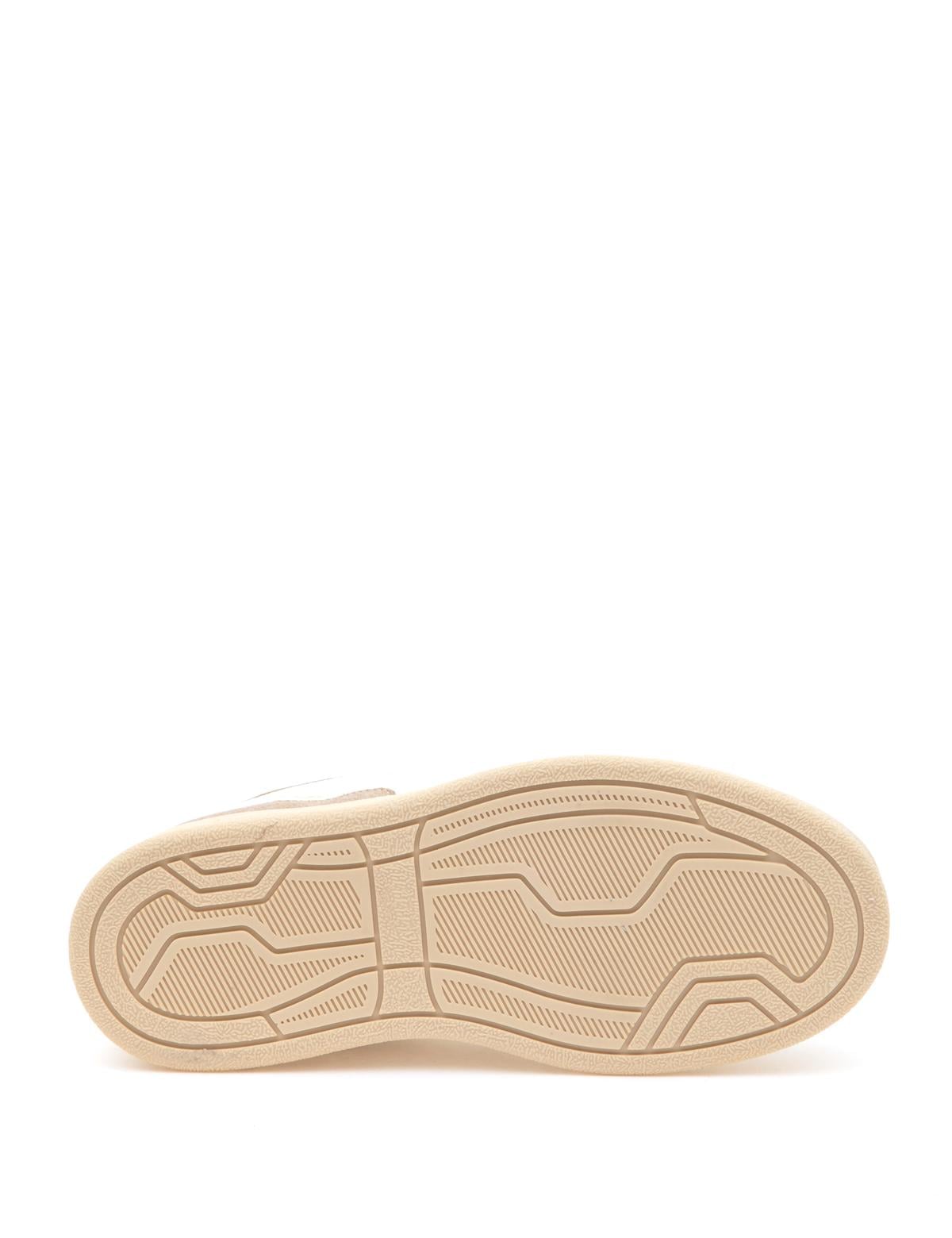 Sarı Deri Sneaker - 50295878004