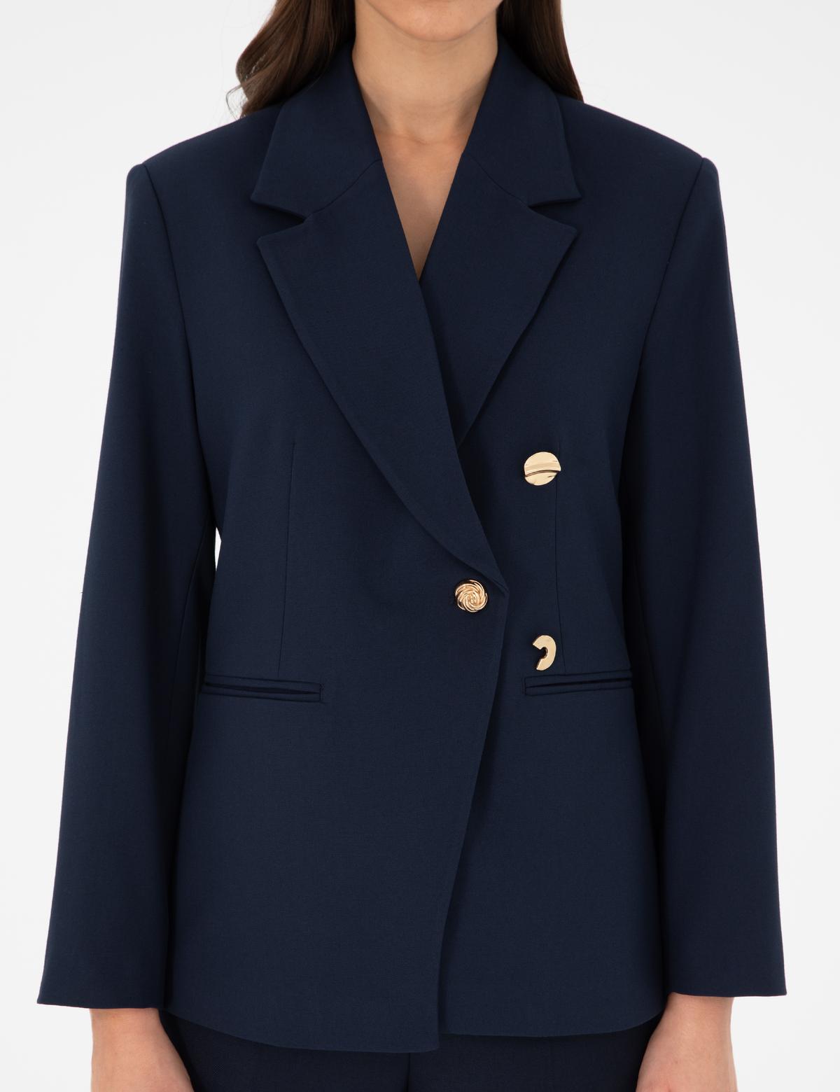 Lacivert Regular Fit Ceket - 50290385017