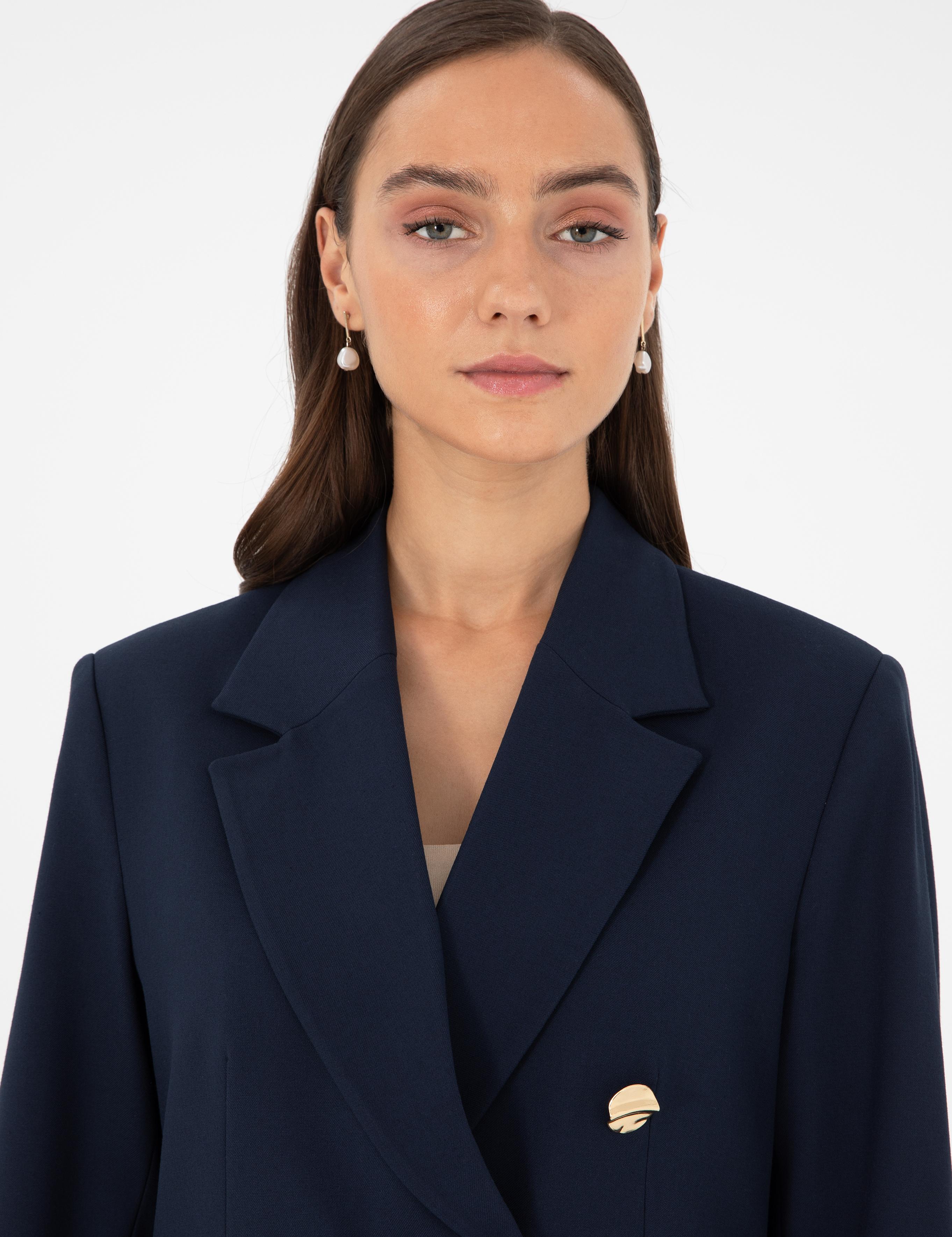 Lacivert Regular Fit Ceket