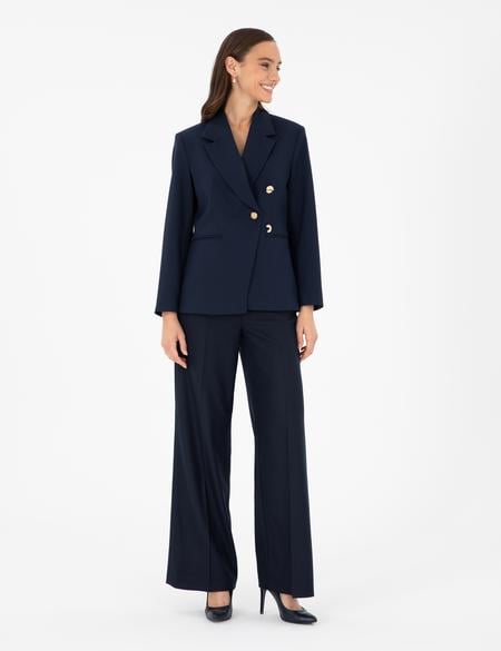 Lacivert Regular Fit Ceket - 50290385017