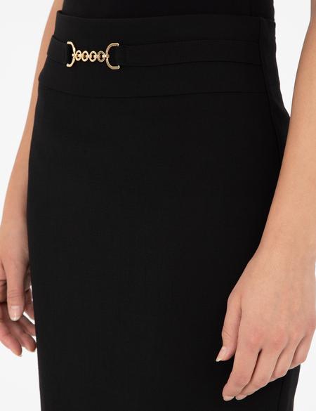 Siyah Kalem Fit Dokuma Etek - 50297135001