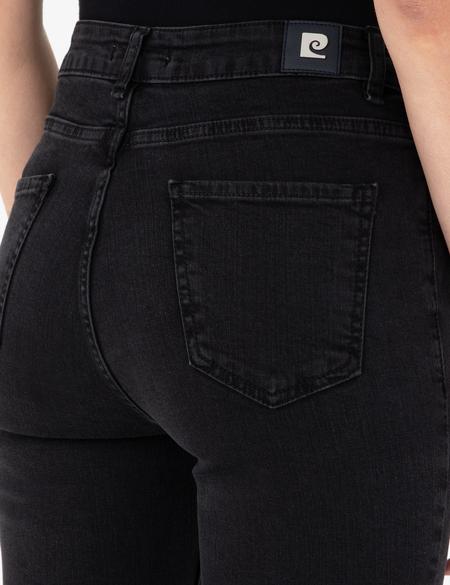 Siyah Skinny Flare Jean Pantolon - 50294367001