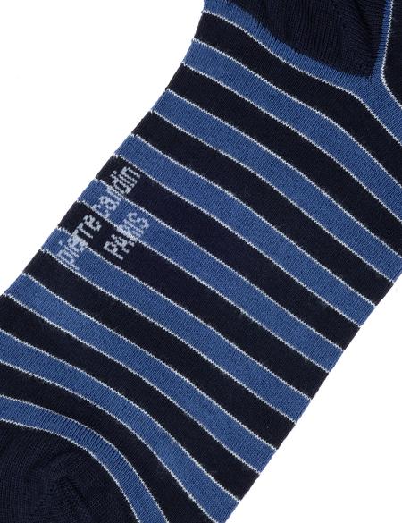 Erkek Bambu Karışımlı Lacivert Soket Desenli Çorap - 50299888002