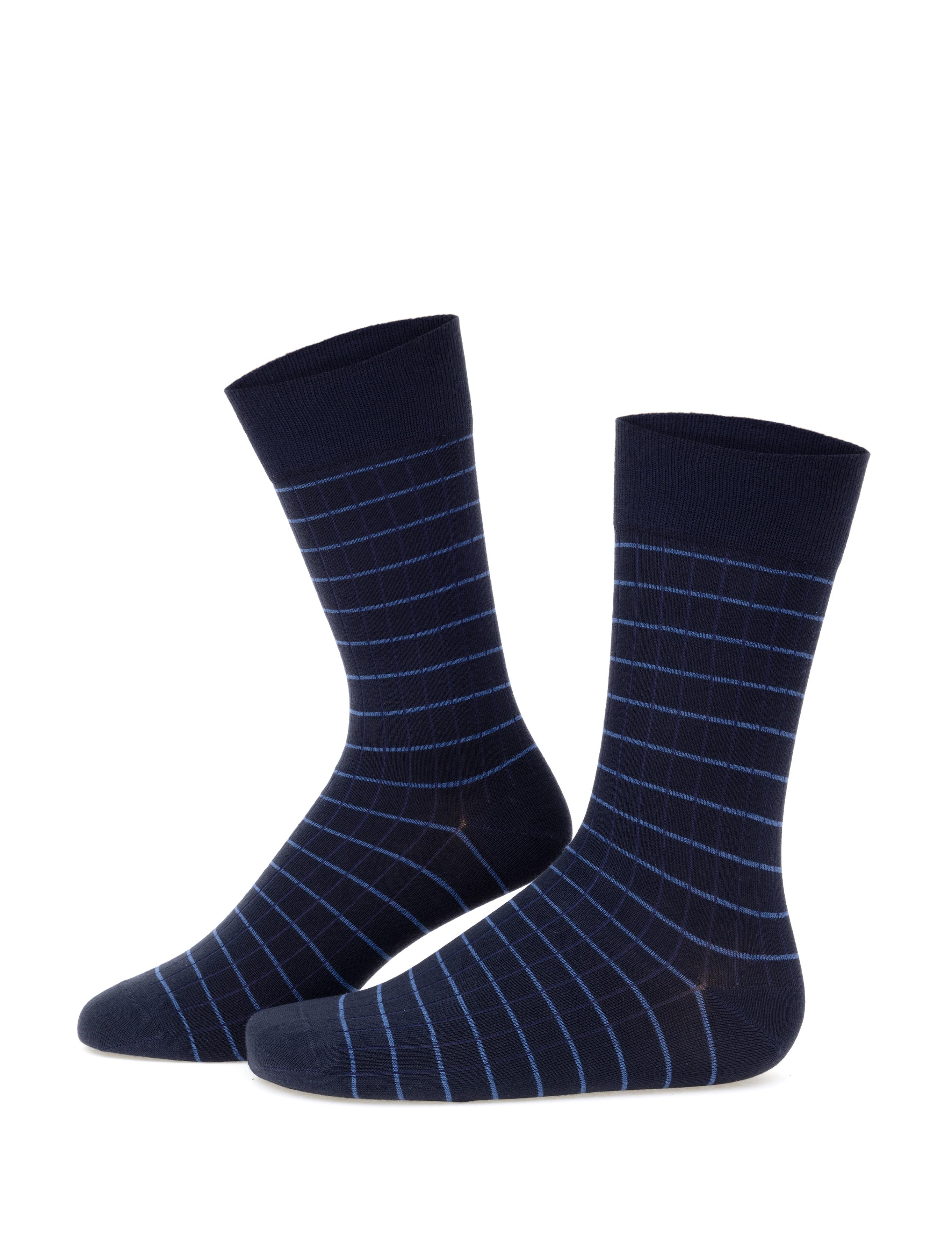 Erkek Lacivert Soket Çorap