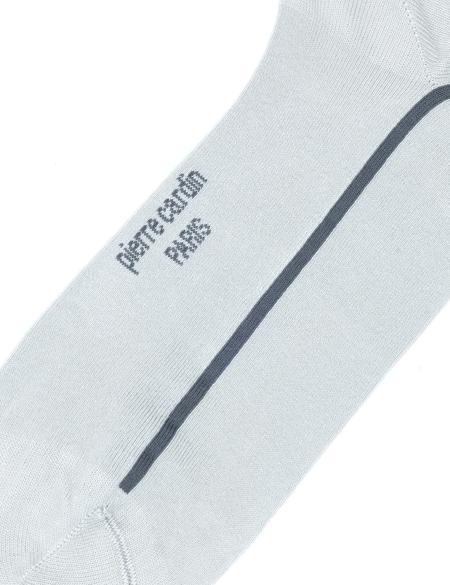 Erkek Bambu Karışımlı Gri Soket Desenli Çorap - 50299923001