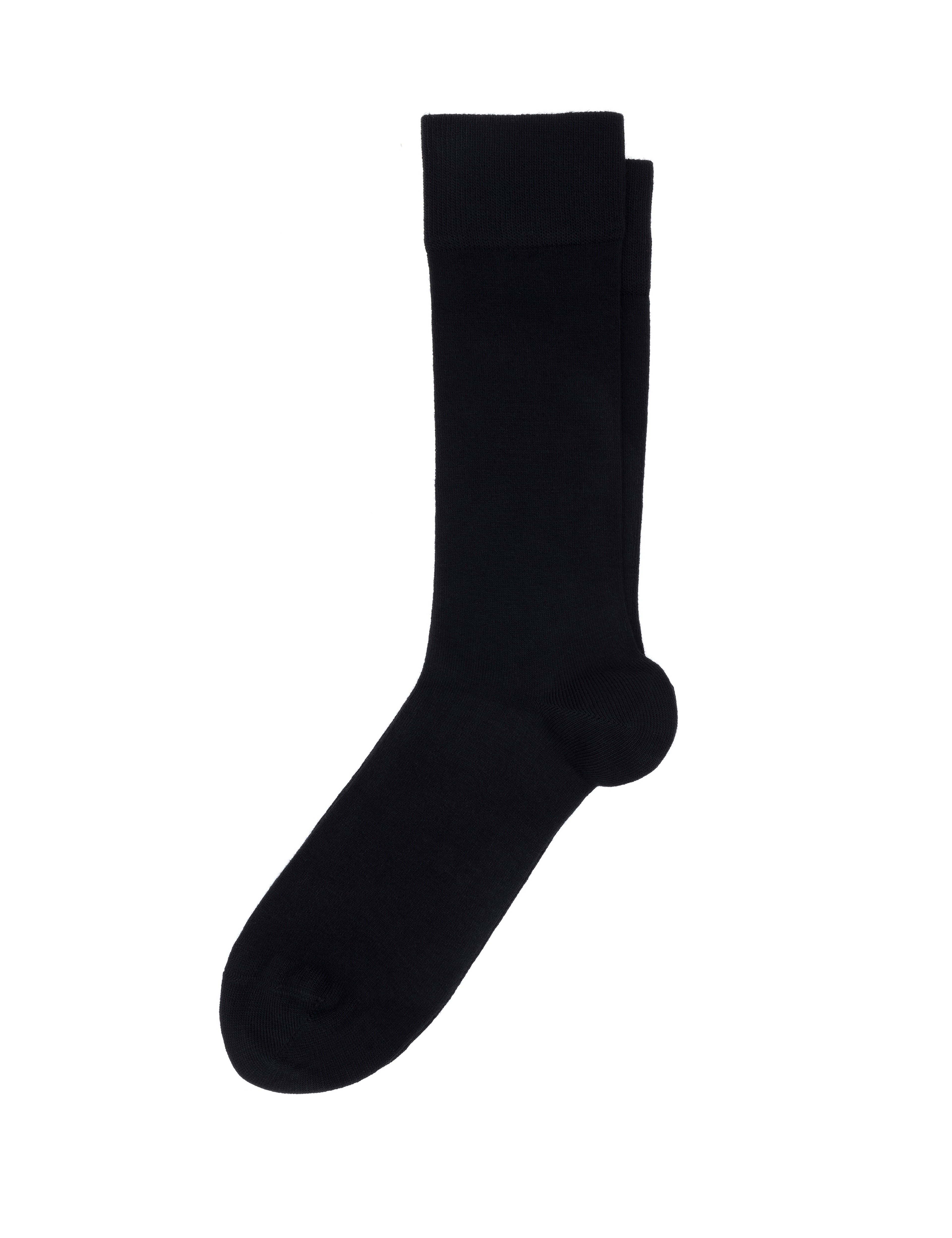 Erkek Bambu Karışımlı Siyah Soket Basic Çorap