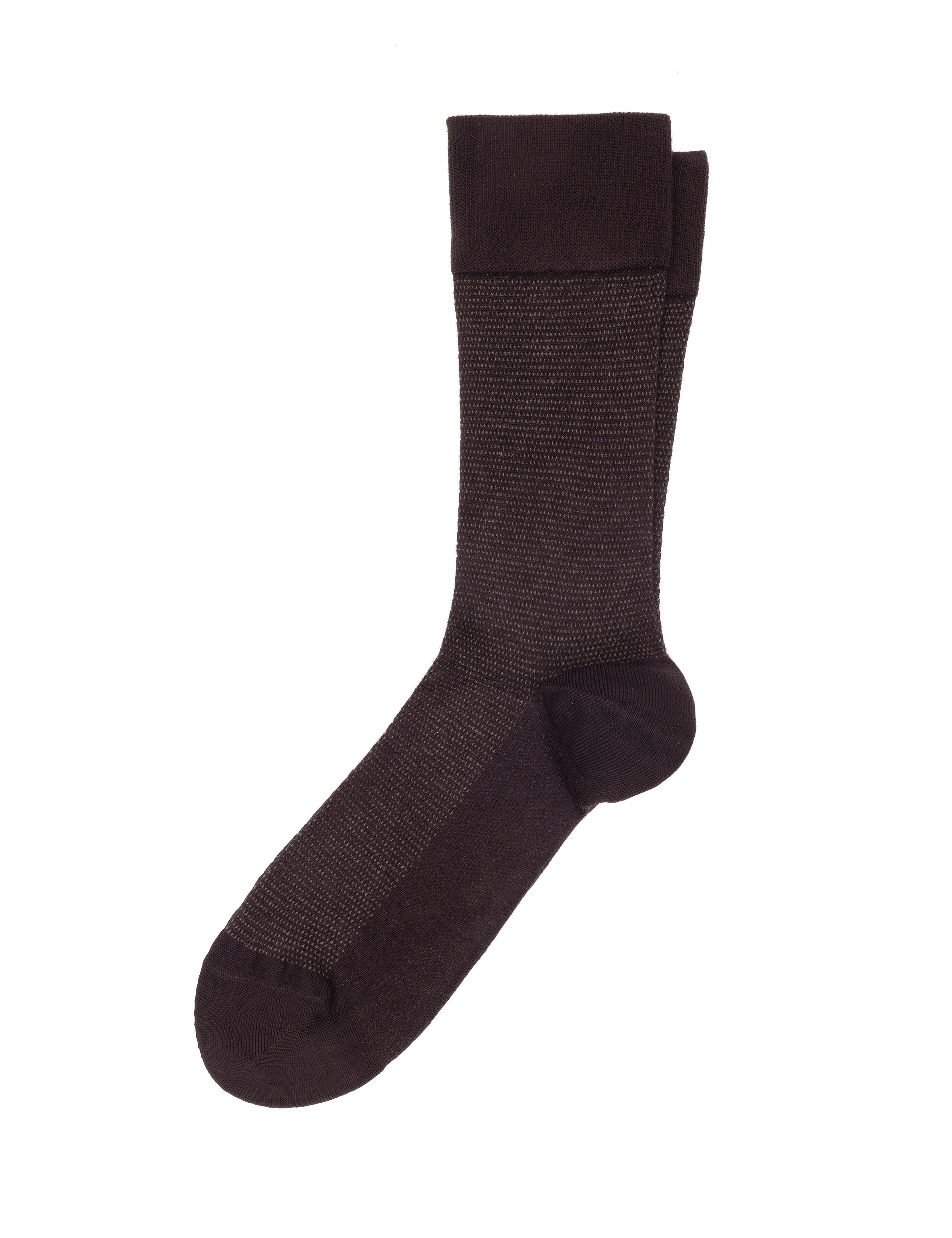 Erkek Bambu Karışımlı Kahverengi Soket Basic Çorap