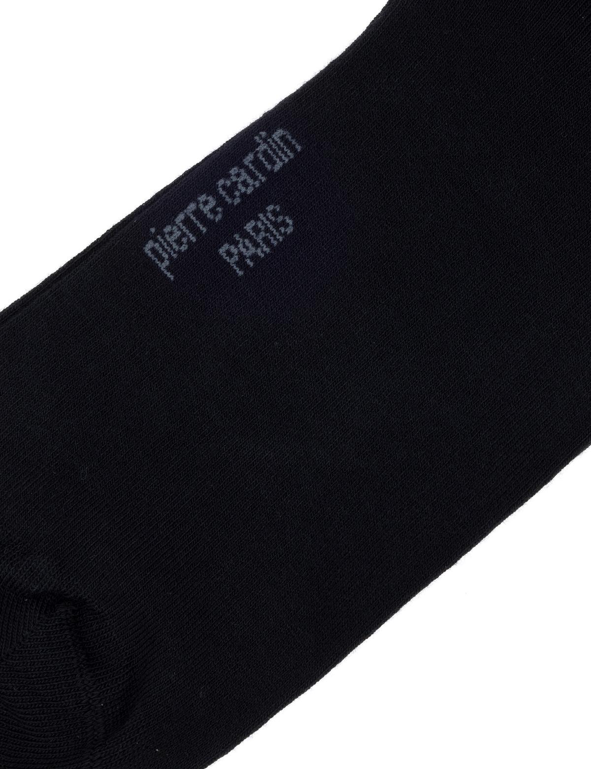 Erkek Bambu Karışımlı Siyah Soket Desenli Çorap - 50299922001