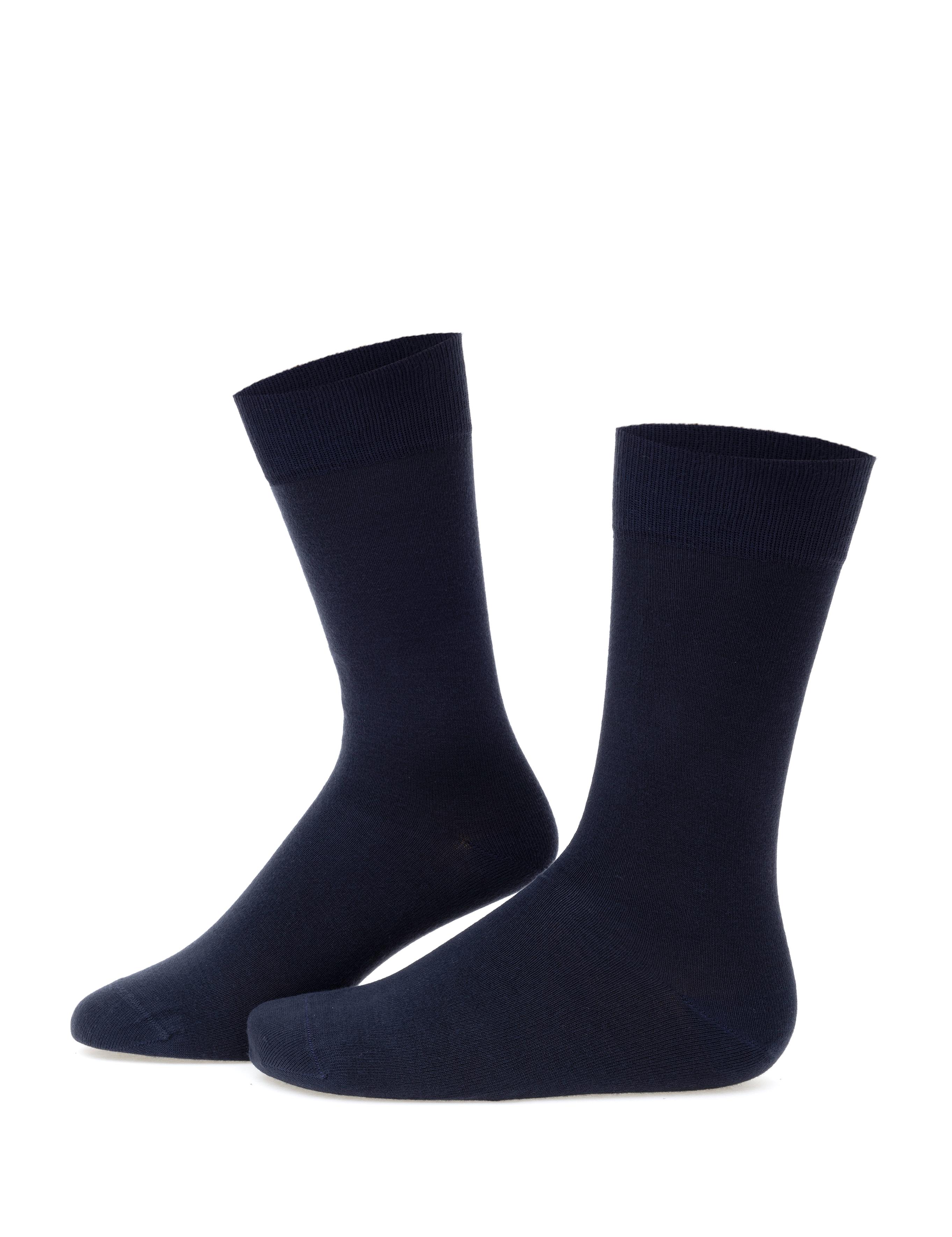 Erkek Bambu Karışımlı Lacivert Soket Basic Çorap