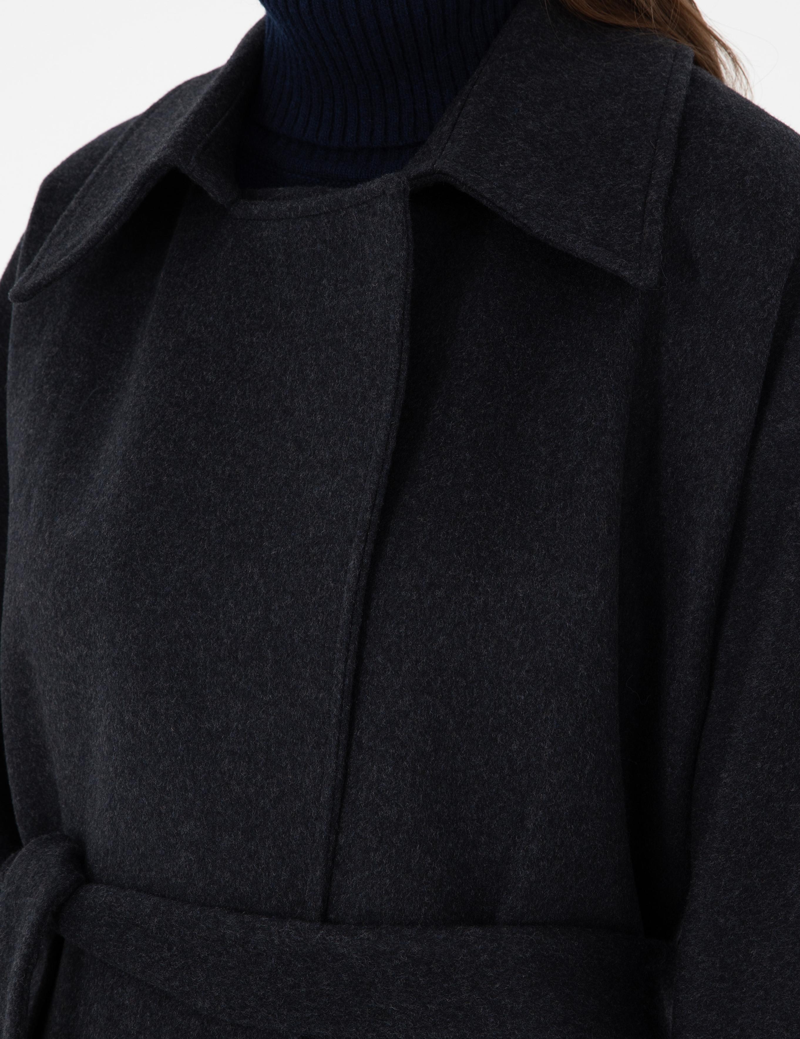 Antrasit Kaşe Kaban