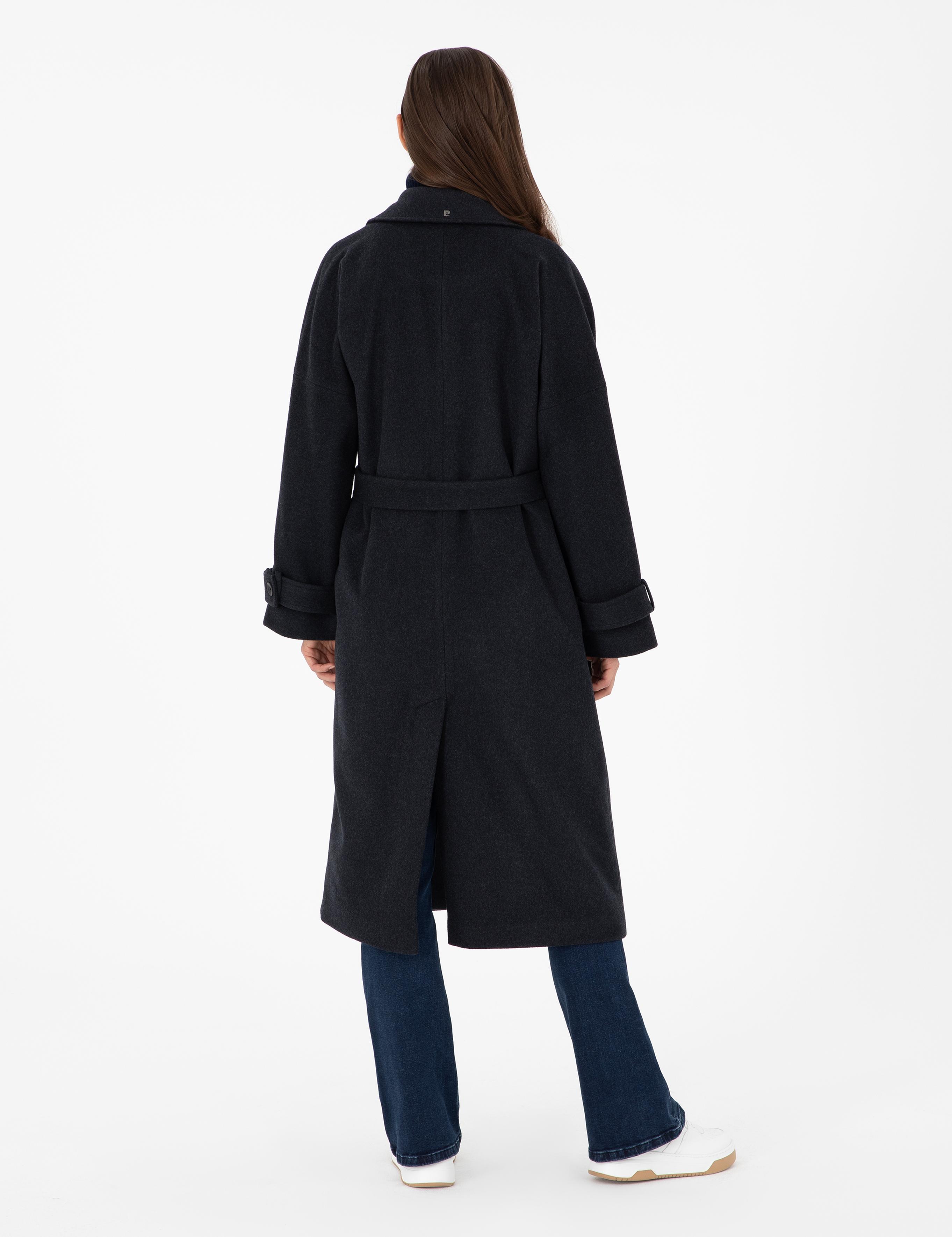 Antrasit Kaşe Kaban