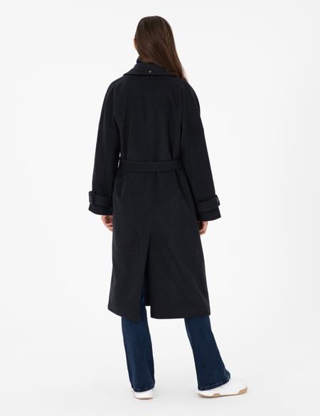 Antrasit Kaşe Kaban - 50296877010