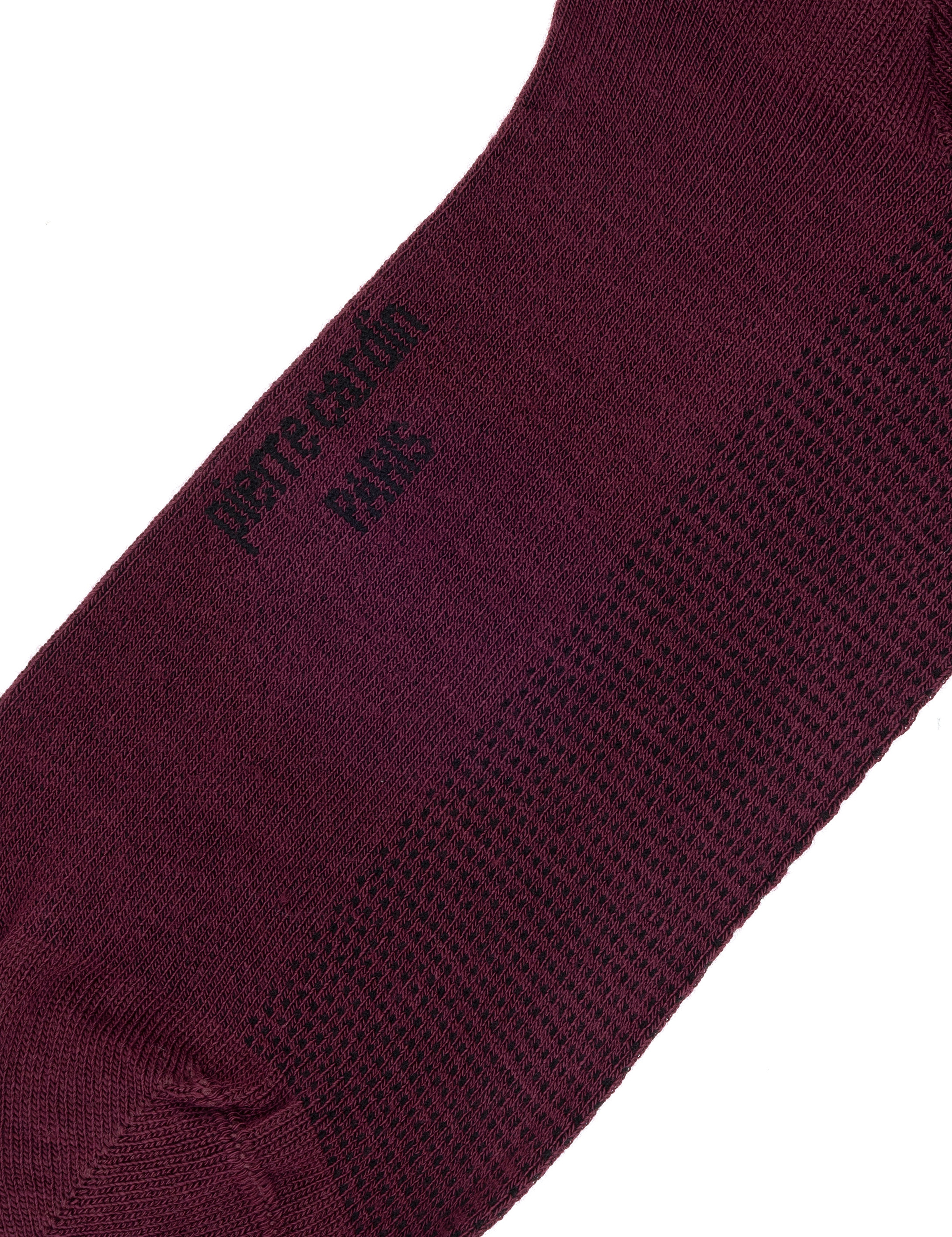 Erkek Bambu Karışımlı Bordo Soket Basic Çorap - Image 3