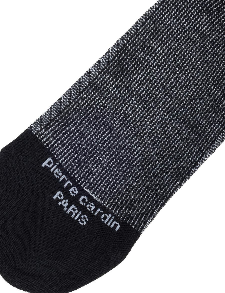 Erkek Bambu Karışımlı Siyah Soket Desenli Çorap