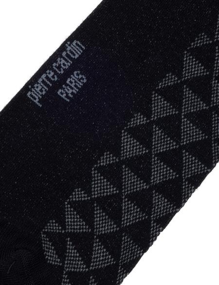 Erkek Bambu Karışımlı Siyah Soket Desenli Çorap - 50299962001