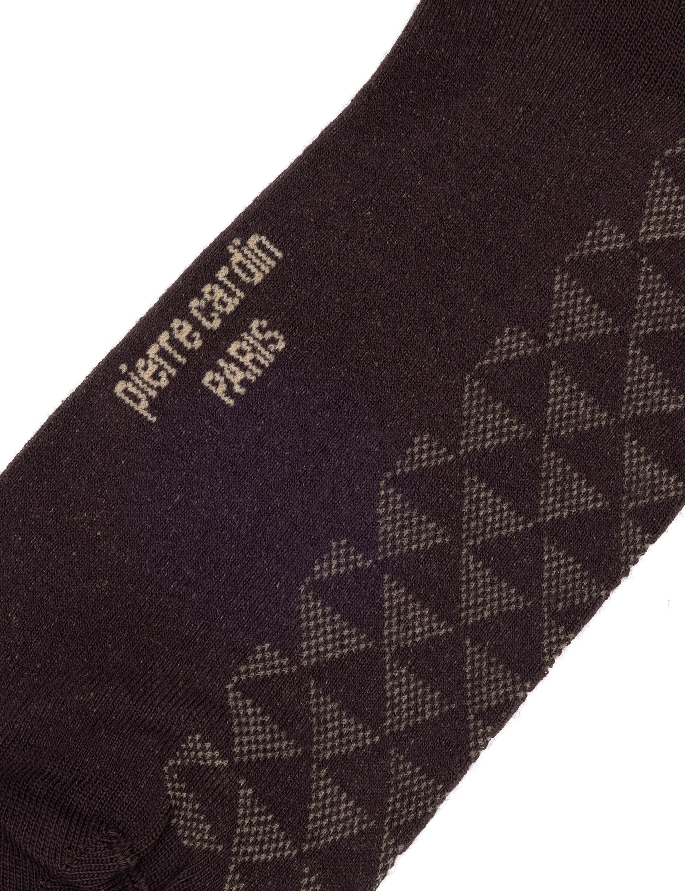 Erkek Bambu Karışımlı Kahverengi Soket Desenli Çorap