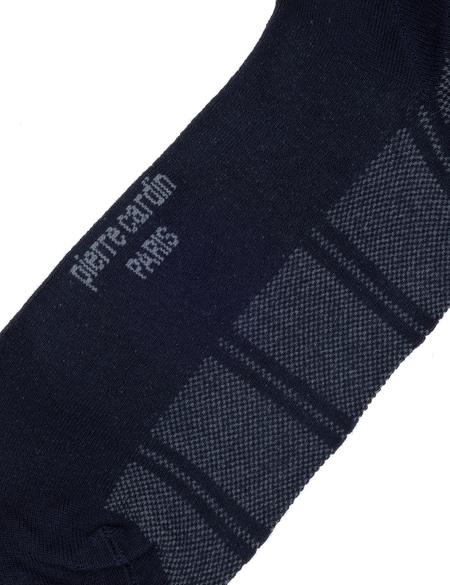 Erkek Bambu Karışımlı Lacivert Soket Desenli Çorap - 50299925002