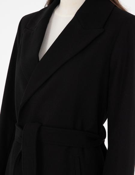 Siyah Kaşe Kaban - 50290346006