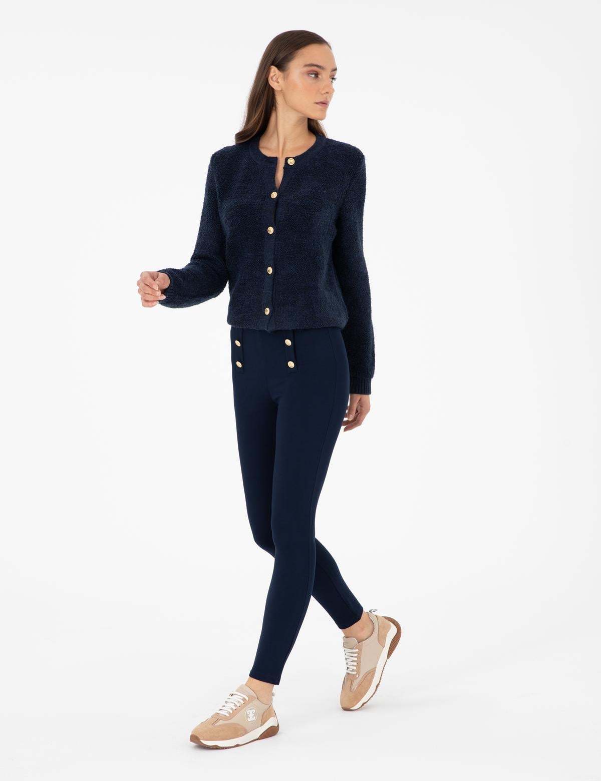 Lacivert Slim Fit Tayt - 50290965011