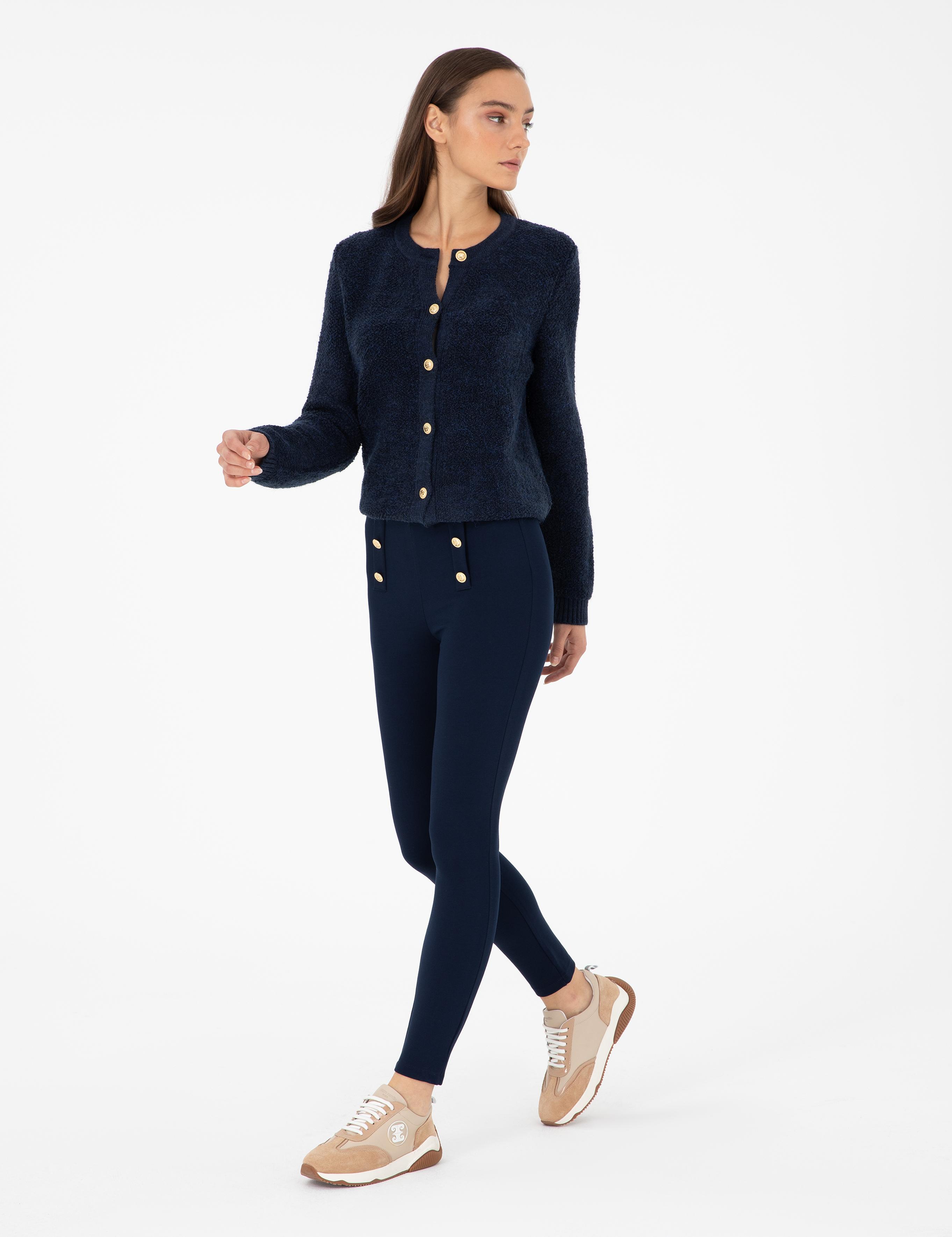 Lacivert Slim Fit Tayt