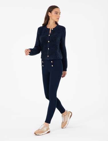 Lacivert Slim Fit Tayt