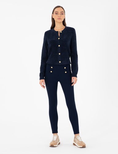 Lacivert Slim Fit Tayt