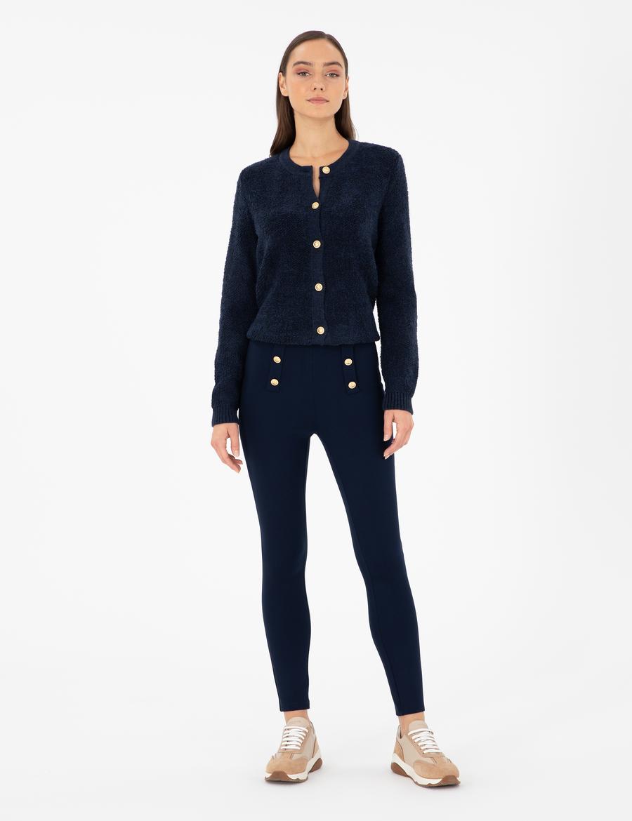 Lacivert Slim Fit Tayt