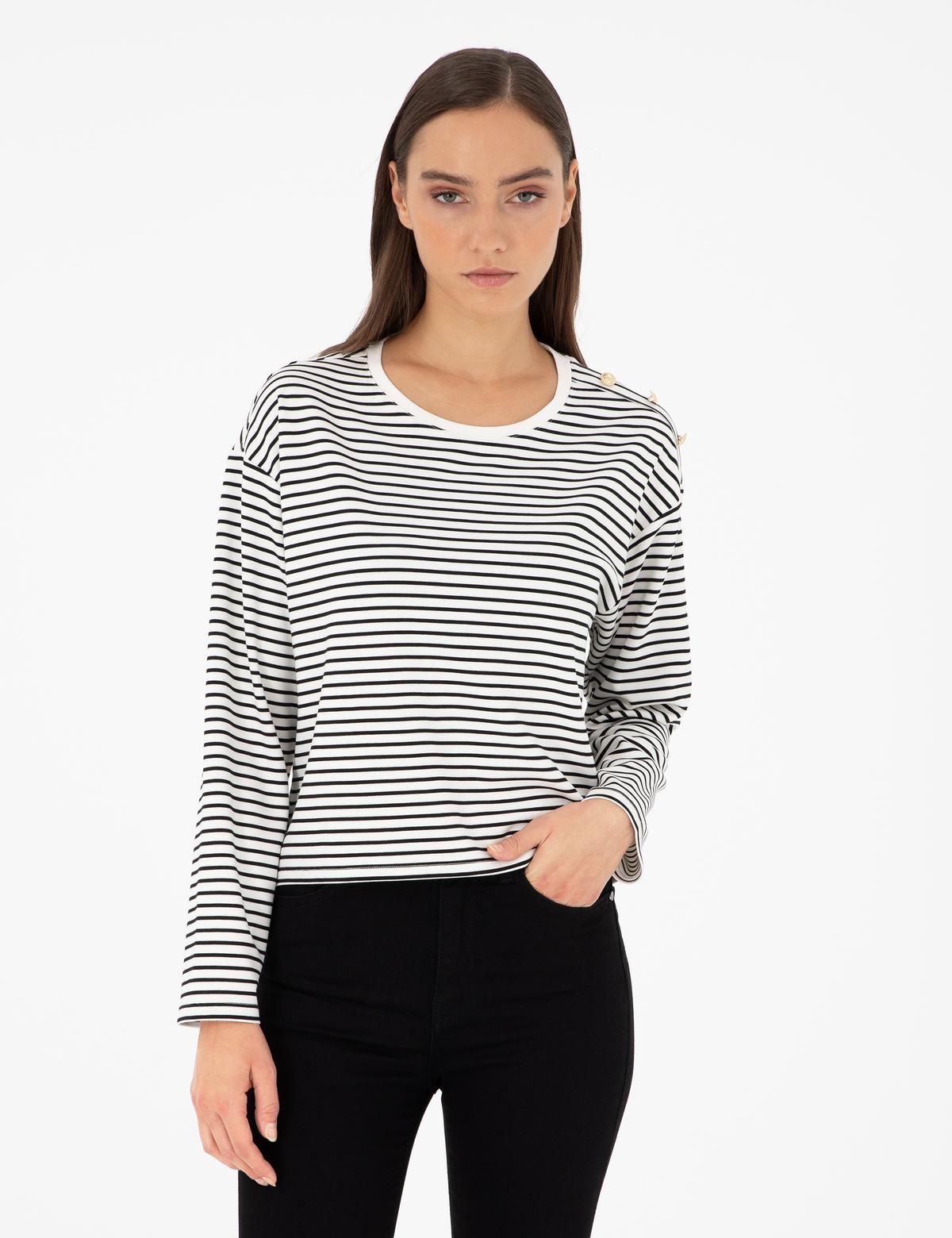 Ekru Regular Fit Sweatshirt