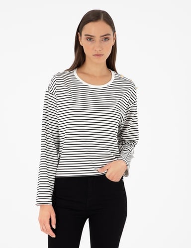 Ekru Regular Fit Sweatshirt