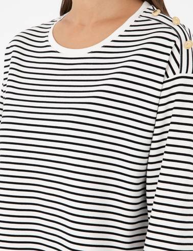 Ekru Regular Fit Sweatshirt