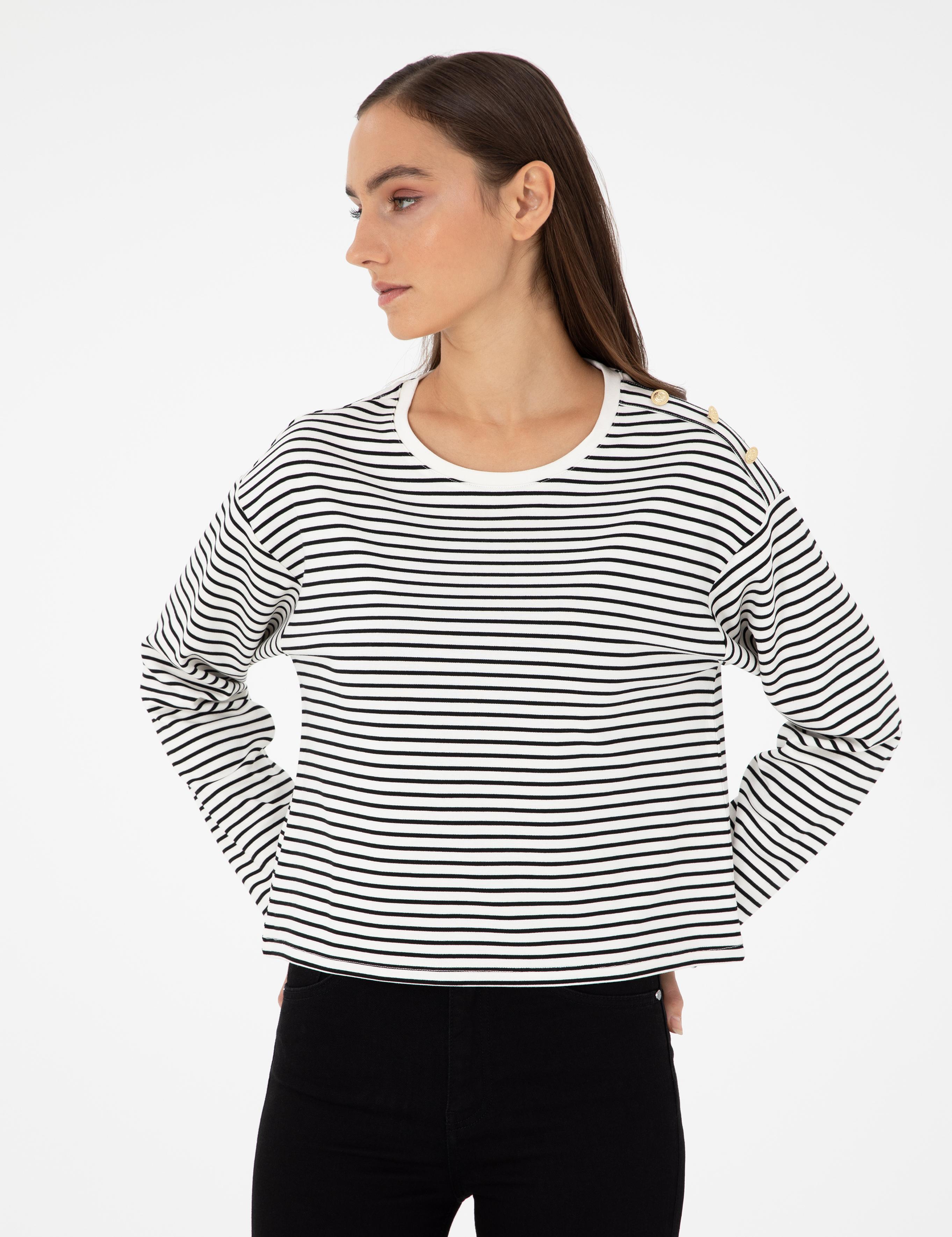 Ekru Regular Fit Sweatshirt