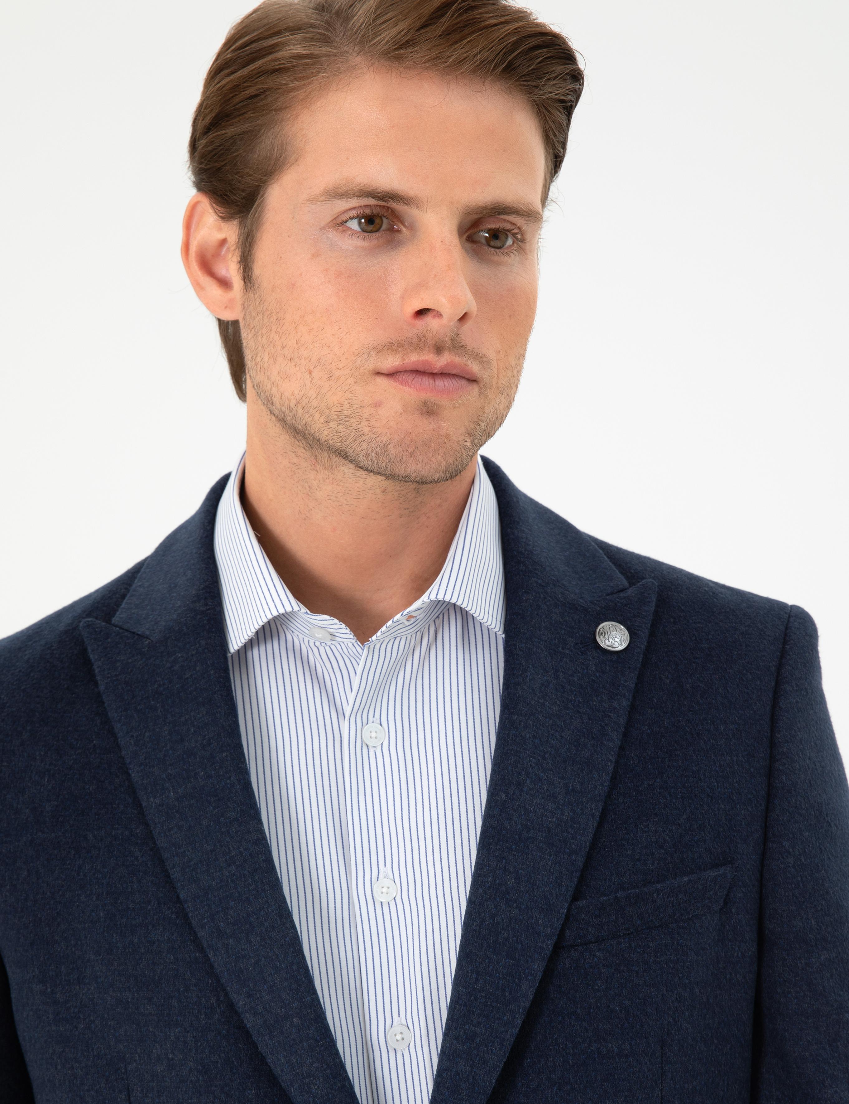 Lacivert Ex. Slim Fit Ceket