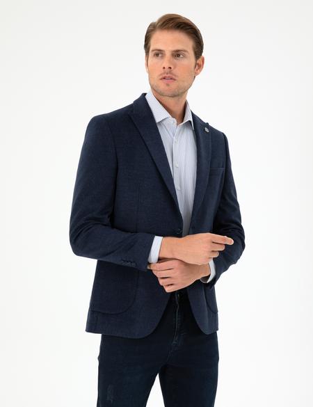 Lacivert Ex. Slim Fit Ceket - 50278449005
