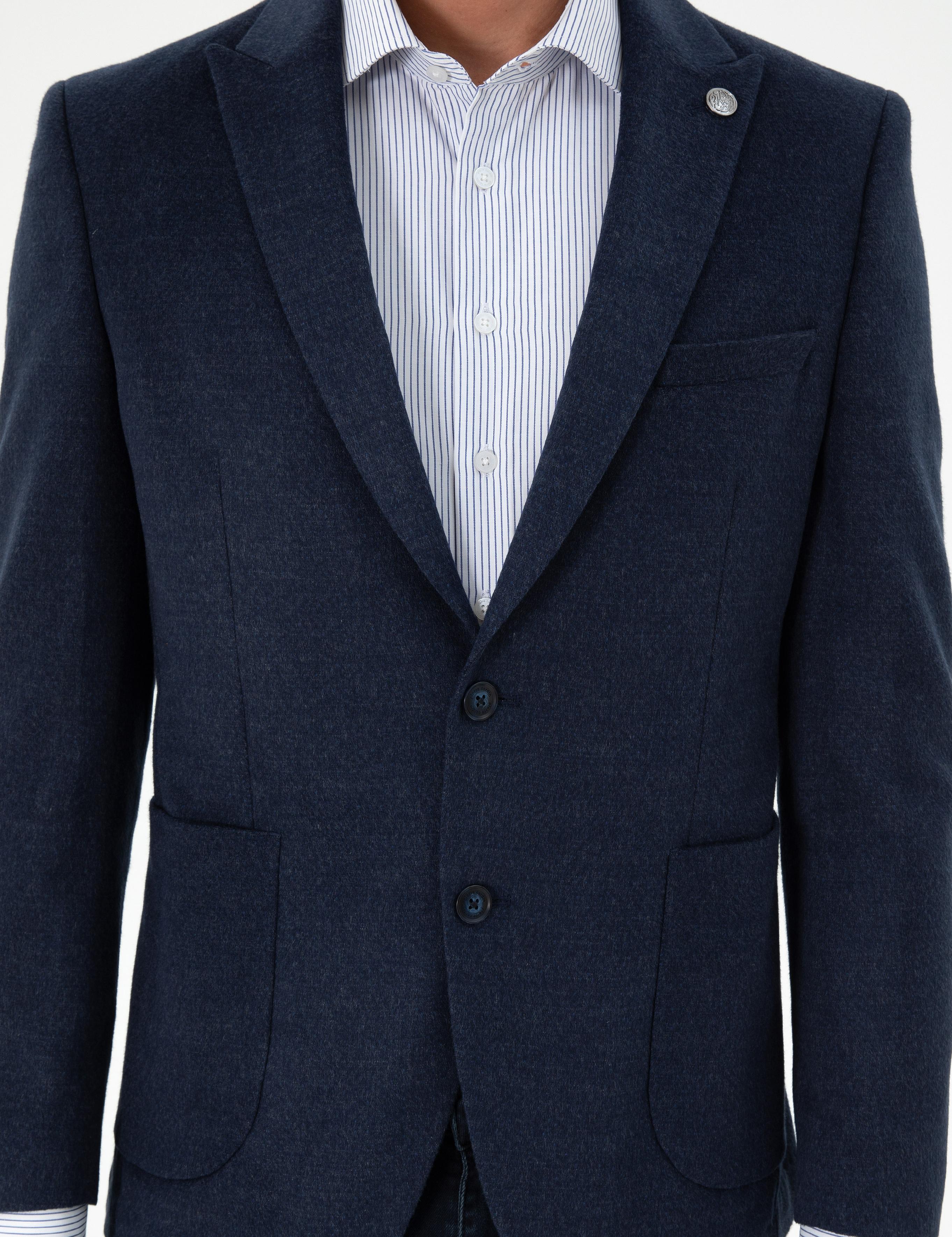 Lacivert Ex. Slim Fit Ceket