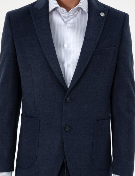 Lacivert Ex. Slim Fit Ceket - 50278449005